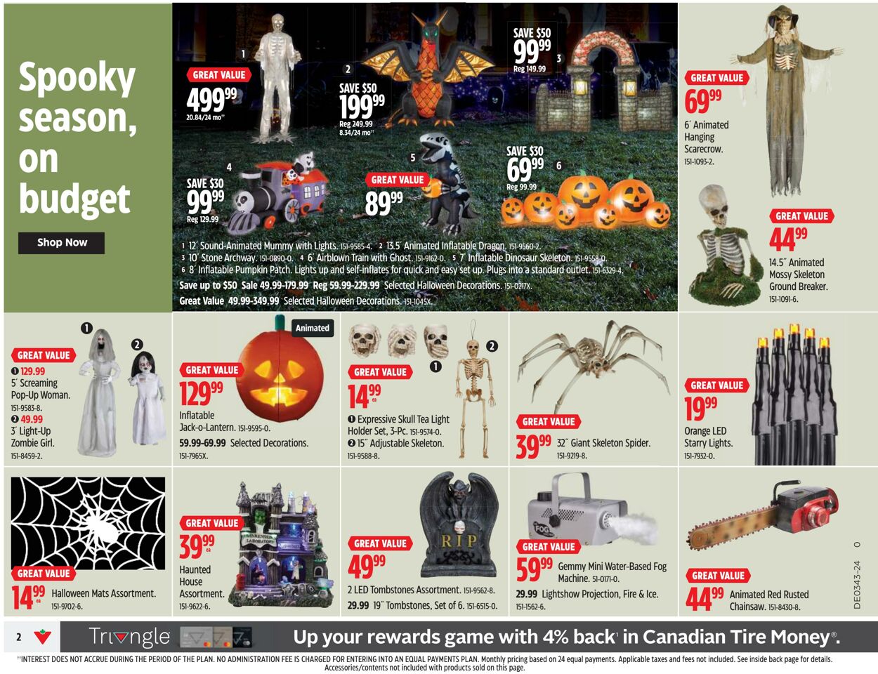 Flyer Canadian Tire 17.10.2024 - 23.10.2024