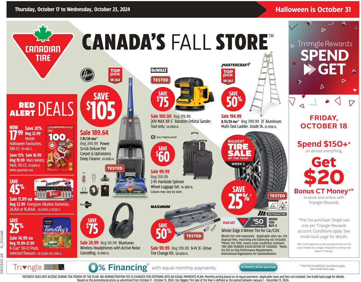 Flyer Canadian Tire 17.10.2024 - 23.10.2024