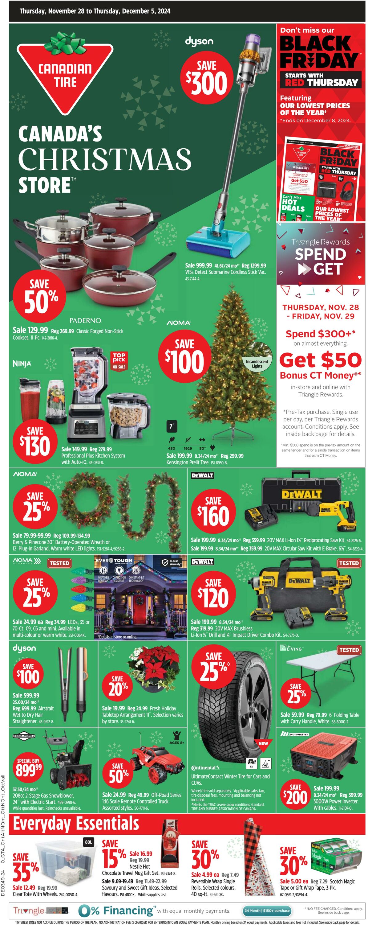 Flyer Canadian Tire 28.11.2024 - 05.12.2024