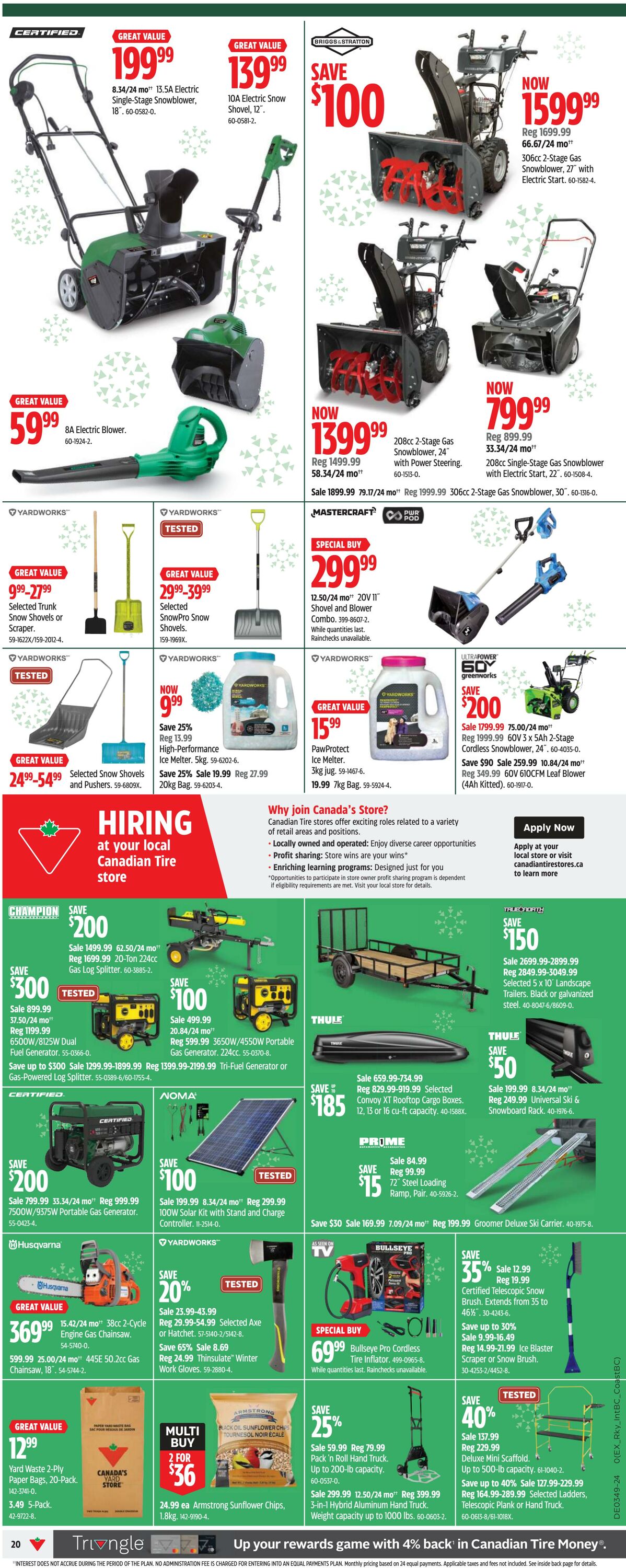 Flyer Canadian Tire 28.11.2024 - 05.12.2024