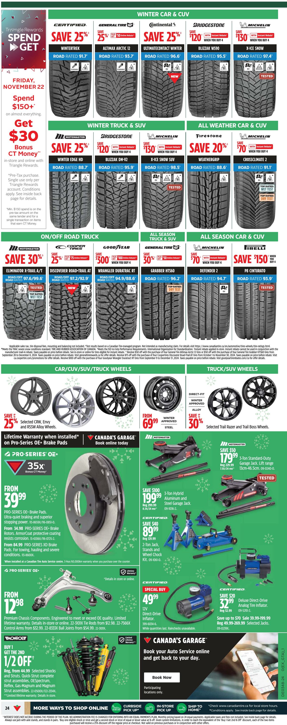 Flyer Canadian Tire 21.11.2024 - 27.11.2024