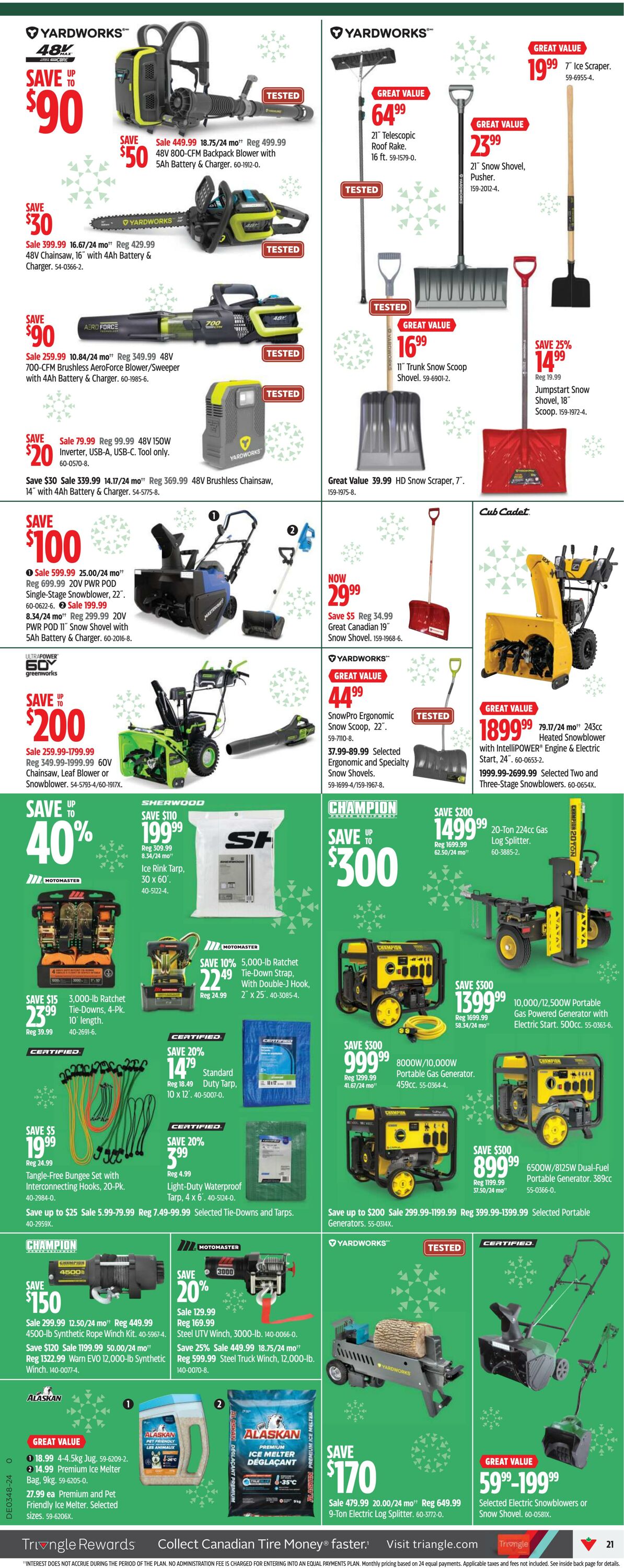 Flyer Canadian Tire 21.11.2024 - 27.11.2024