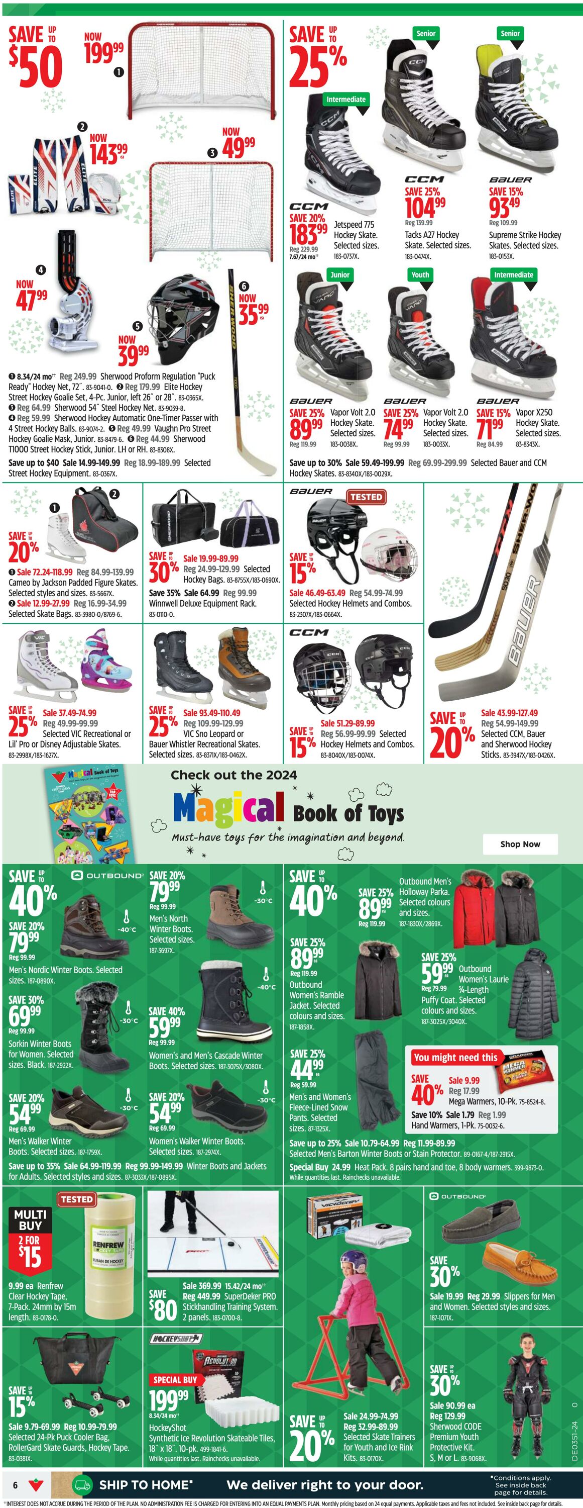 Flyer Canadian Tire 12.12.2024 - 22.12.2024