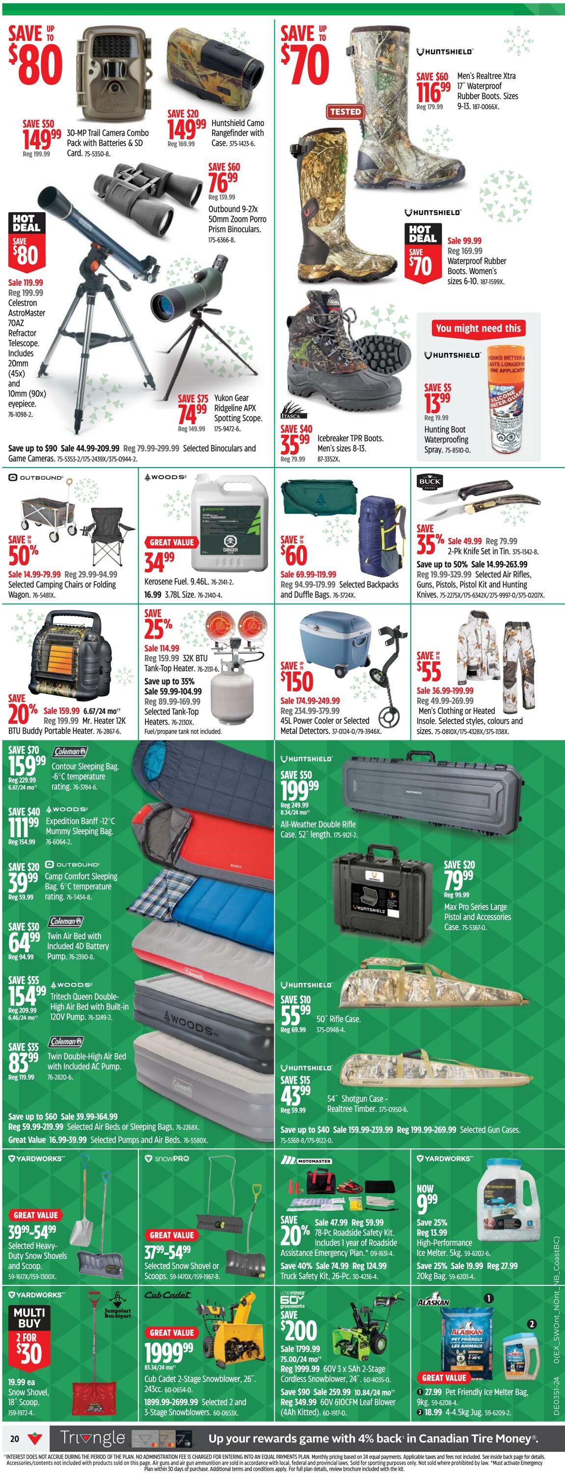 Flyer Canadian Tire 12.12.2024 - 22.12.2024