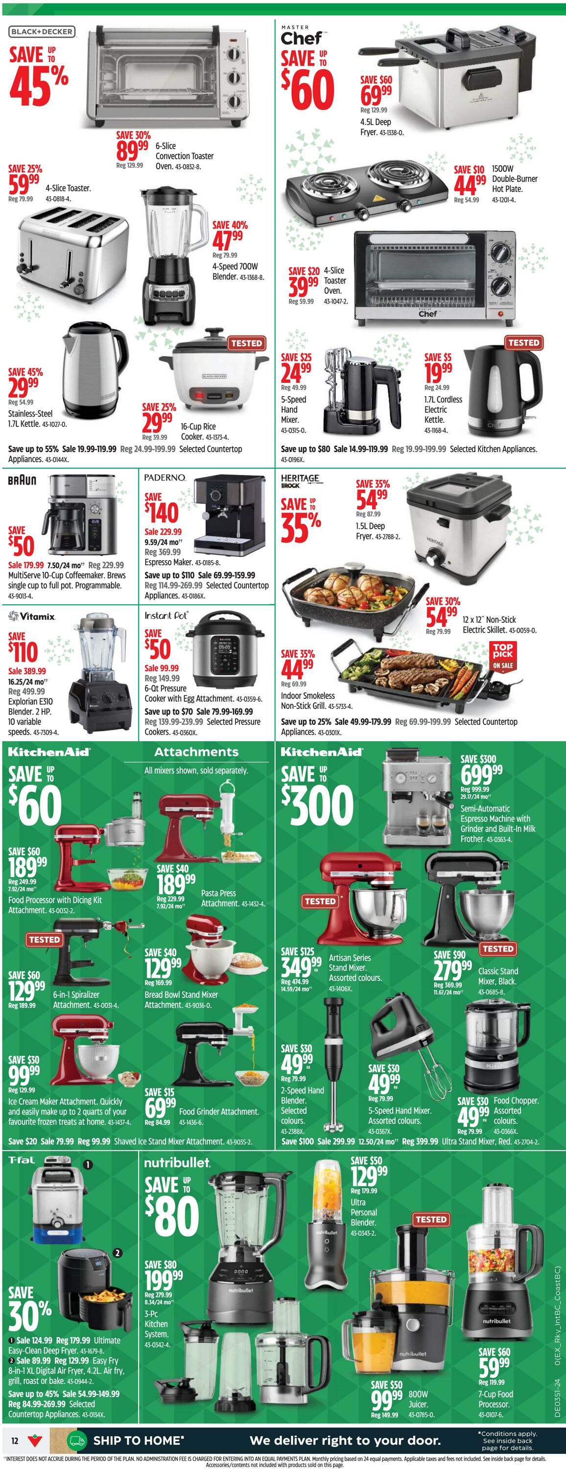 Flyer Canadian Tire 12.12.2024 - 22.12.2024