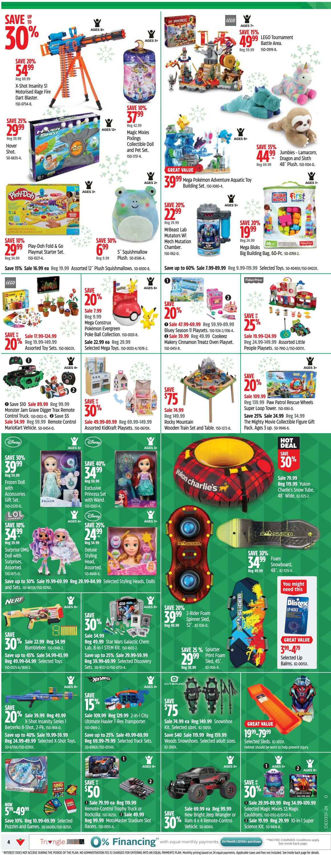 Flyer Canadian Tire 12.12.2024 - 22.12.2024