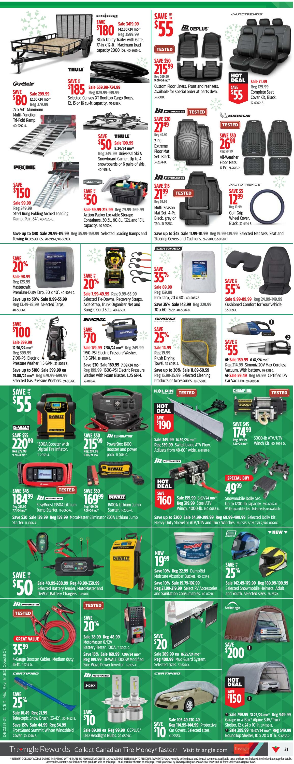 Flyer Canadian Tire 12.12.2024 - 22.12.2024