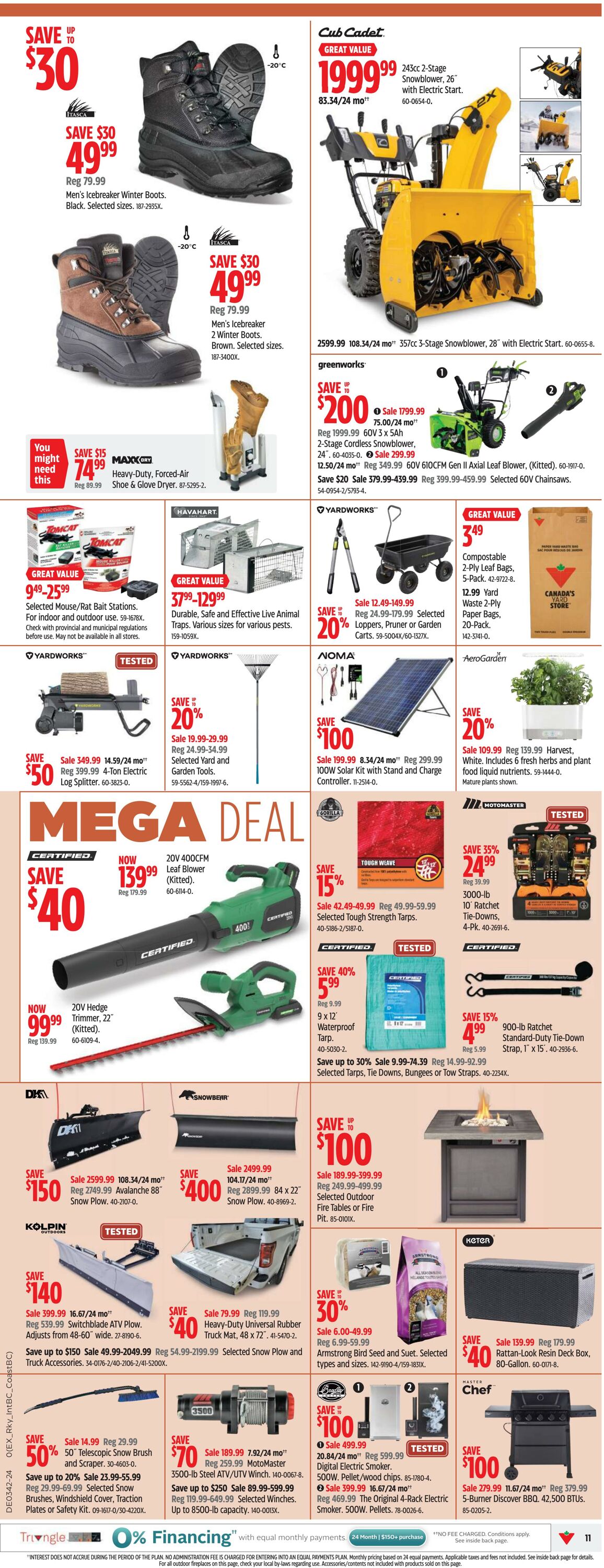 Flyer Canadian Tire 10.10.2024 - 16.10.2024