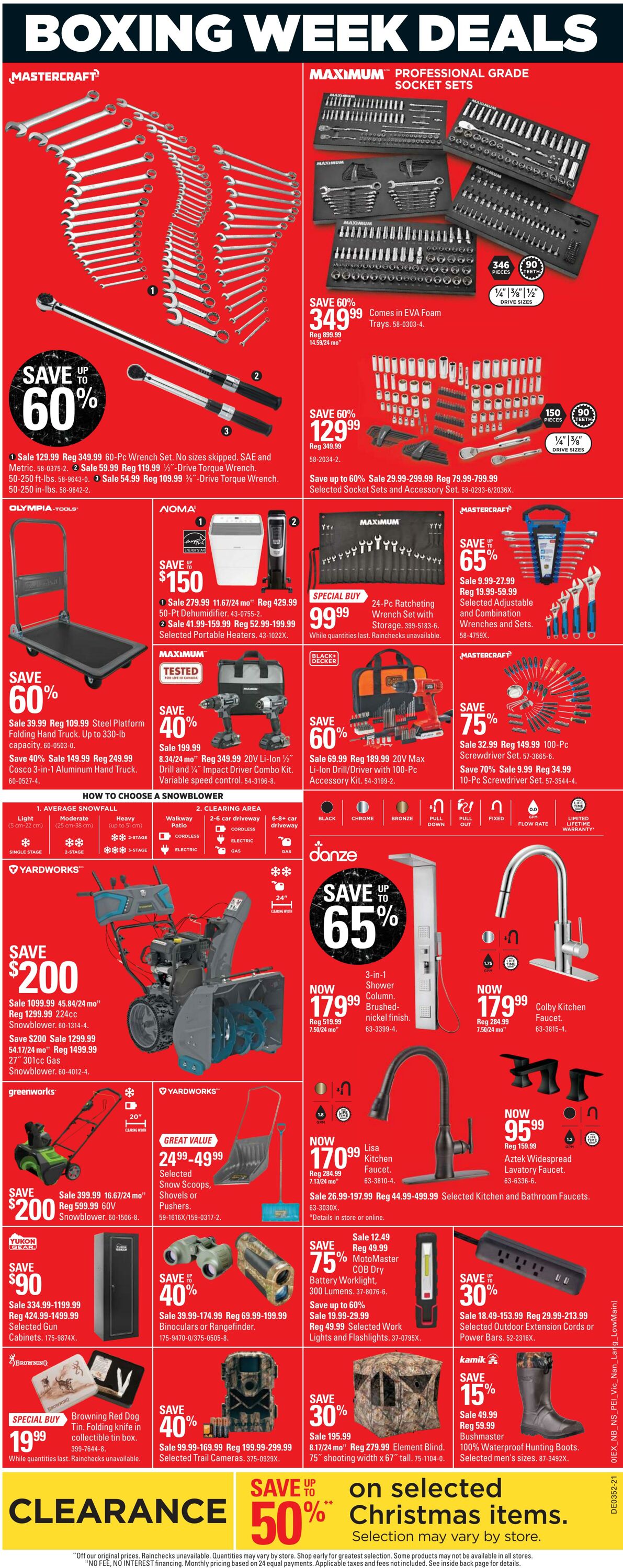 Flyer Canadian Tire 23.12.2021 - 29.12.2021