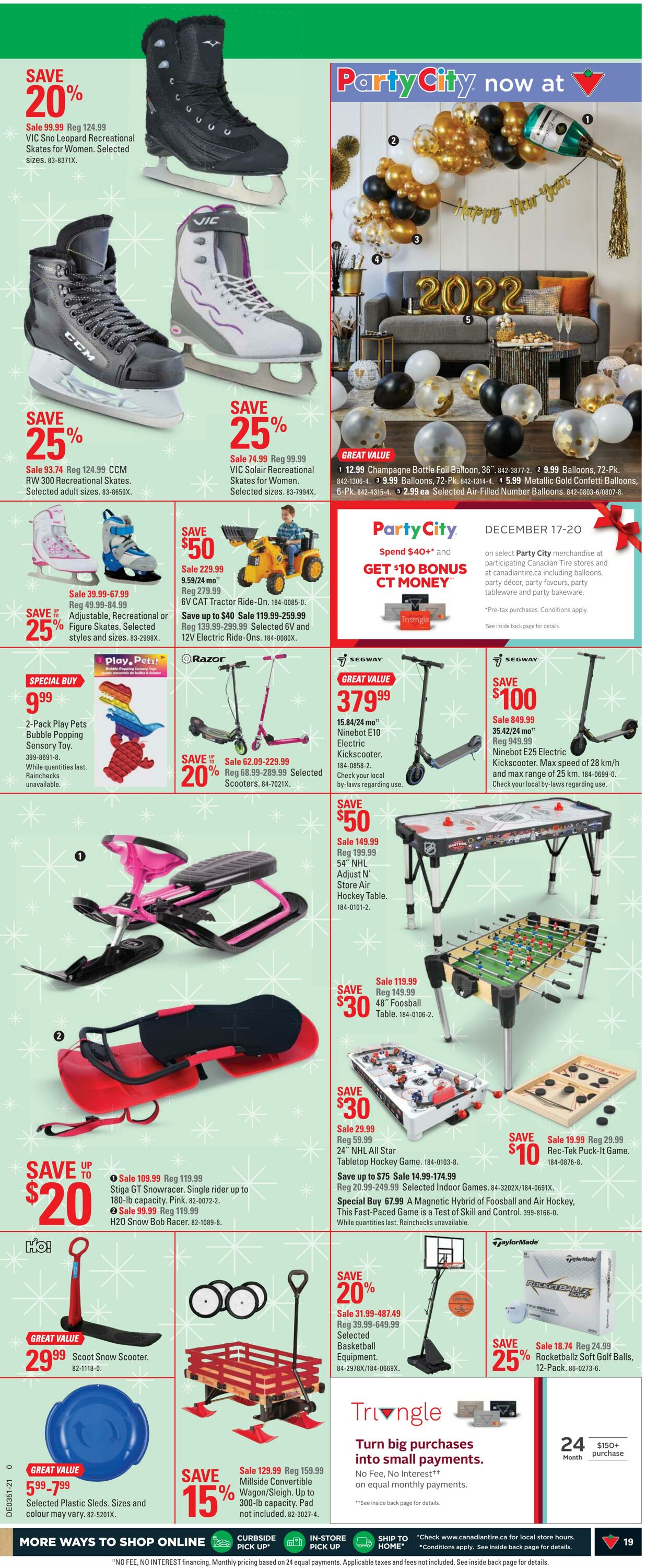 Flyer Canadian Tire 16.12.2021 - 22.12.2021