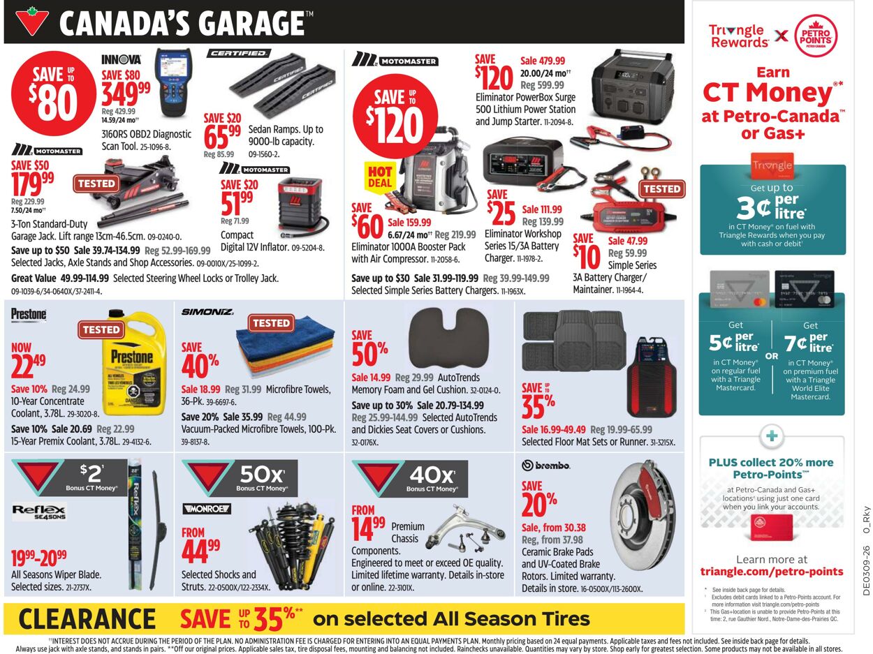 Flyer Canadian Tire 02.03.2026 - 10.03.2026