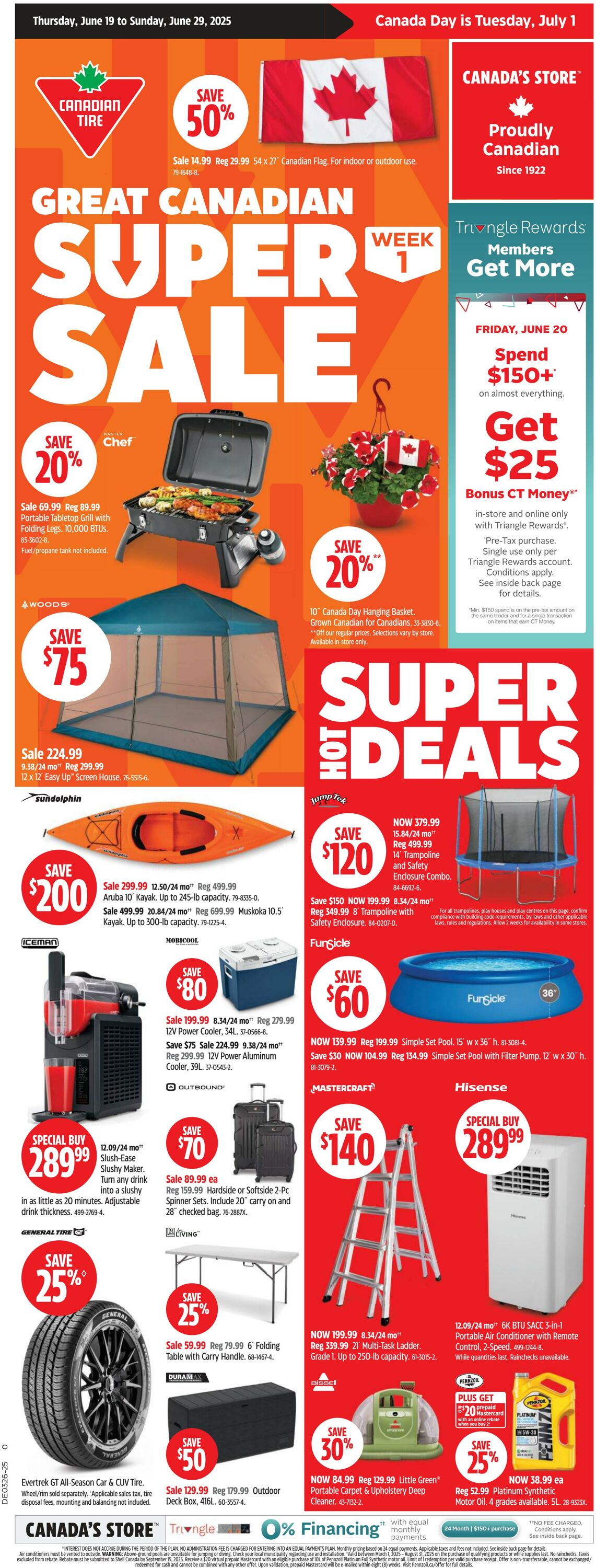 Flyer Canadian Tire 19.06.2025 - 29.06.2025