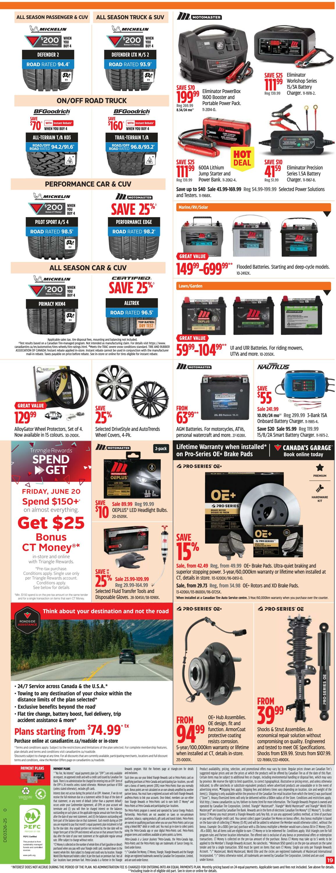 Flyer Canadian Tire 19.06.2025 - 29.06.2025