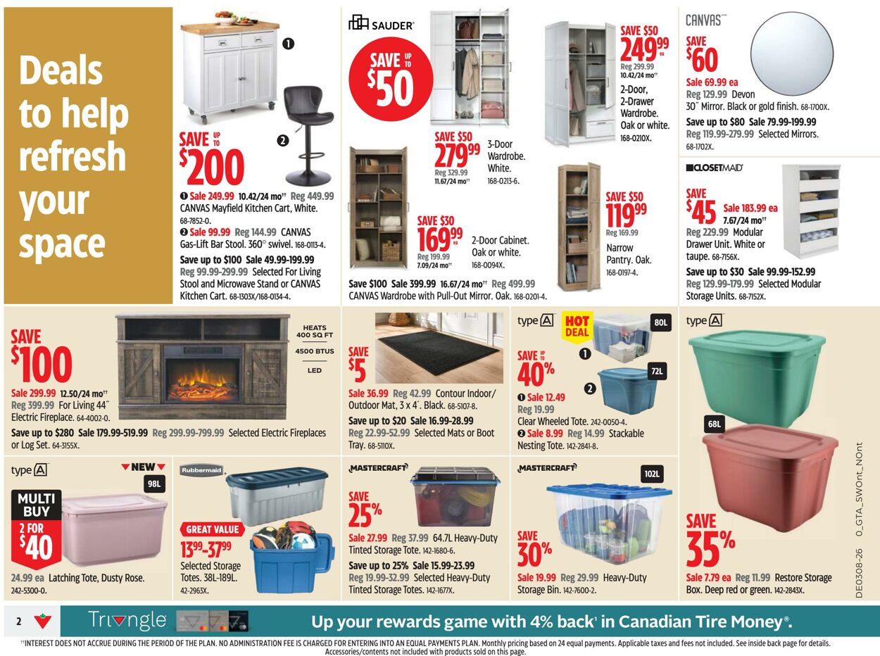 Flyer Canadian Tire 25.02.2026 - 05.03.2026
