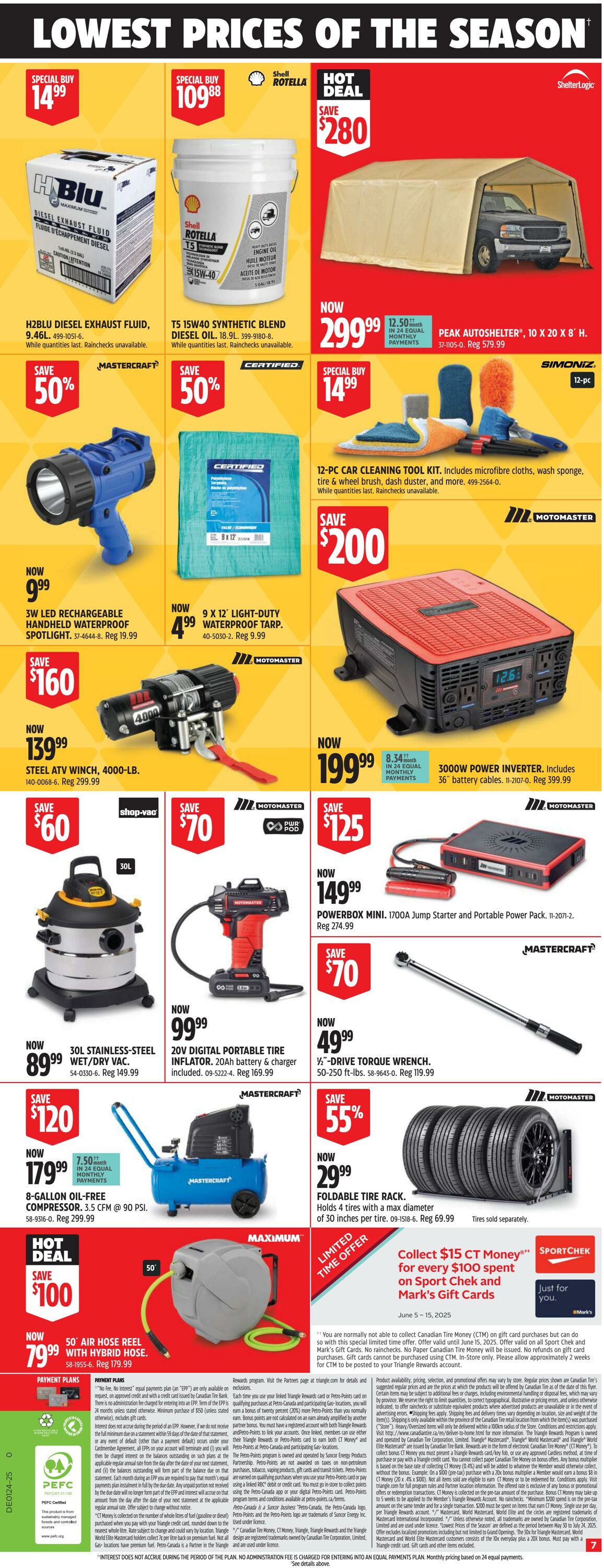 Flyer Canadian Tire 05.06.2025 - 15.06.2025