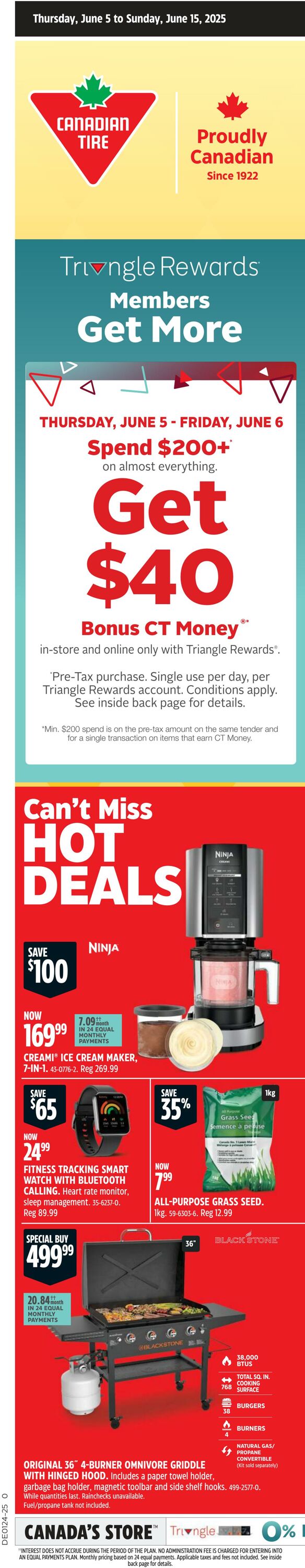 Flyer Canadian Tire 05.06.2025 - 15.06.2025