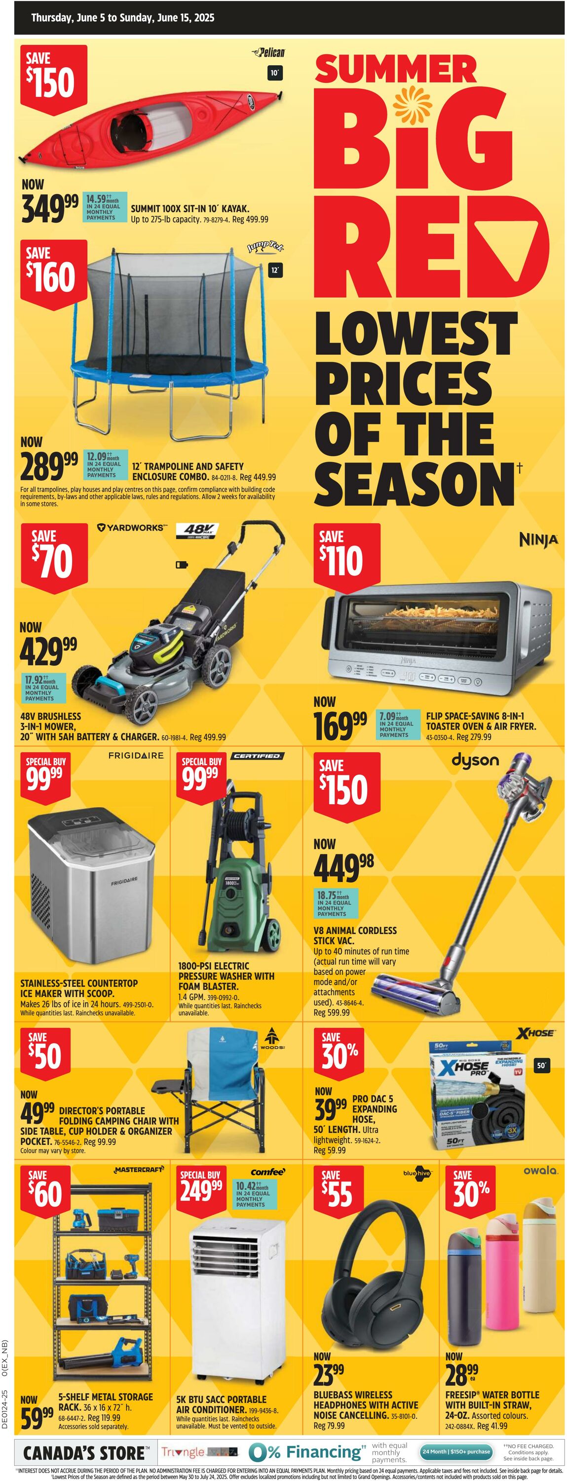 Flyer Canadian Tire 05.06.2025 - 15.06.2025