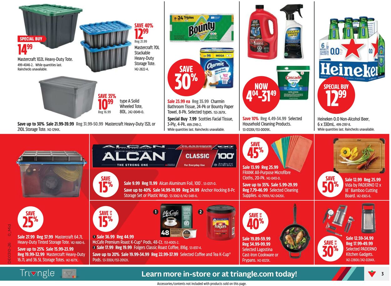 Flyer Canadian Tire 05.03.2026 - 13.03.2026