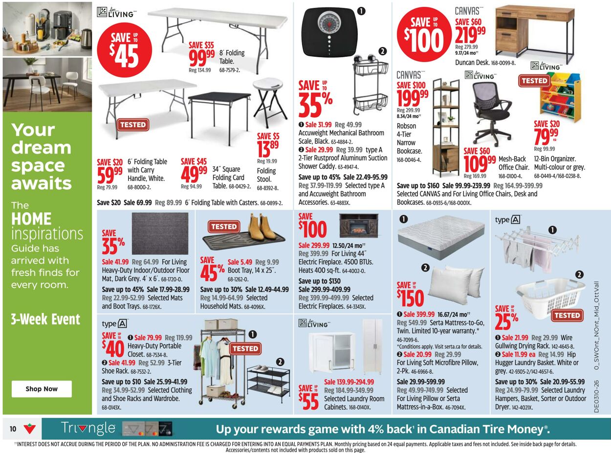 Flyer Canadian Tire 05.03.2026 - 13.03.2026