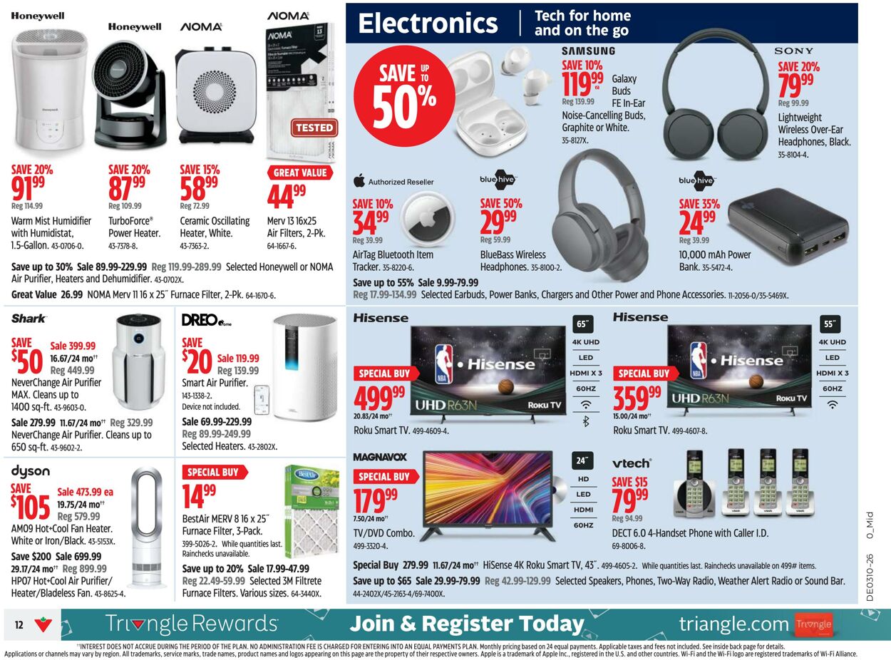 Flyer Canadian Tire 05.03.2026 - 13.03.2026