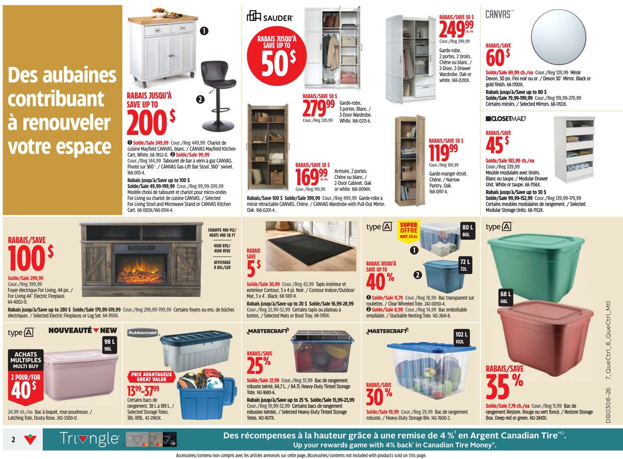 Flyer Canadian Tire 20.02.2026 - 28.02.2026