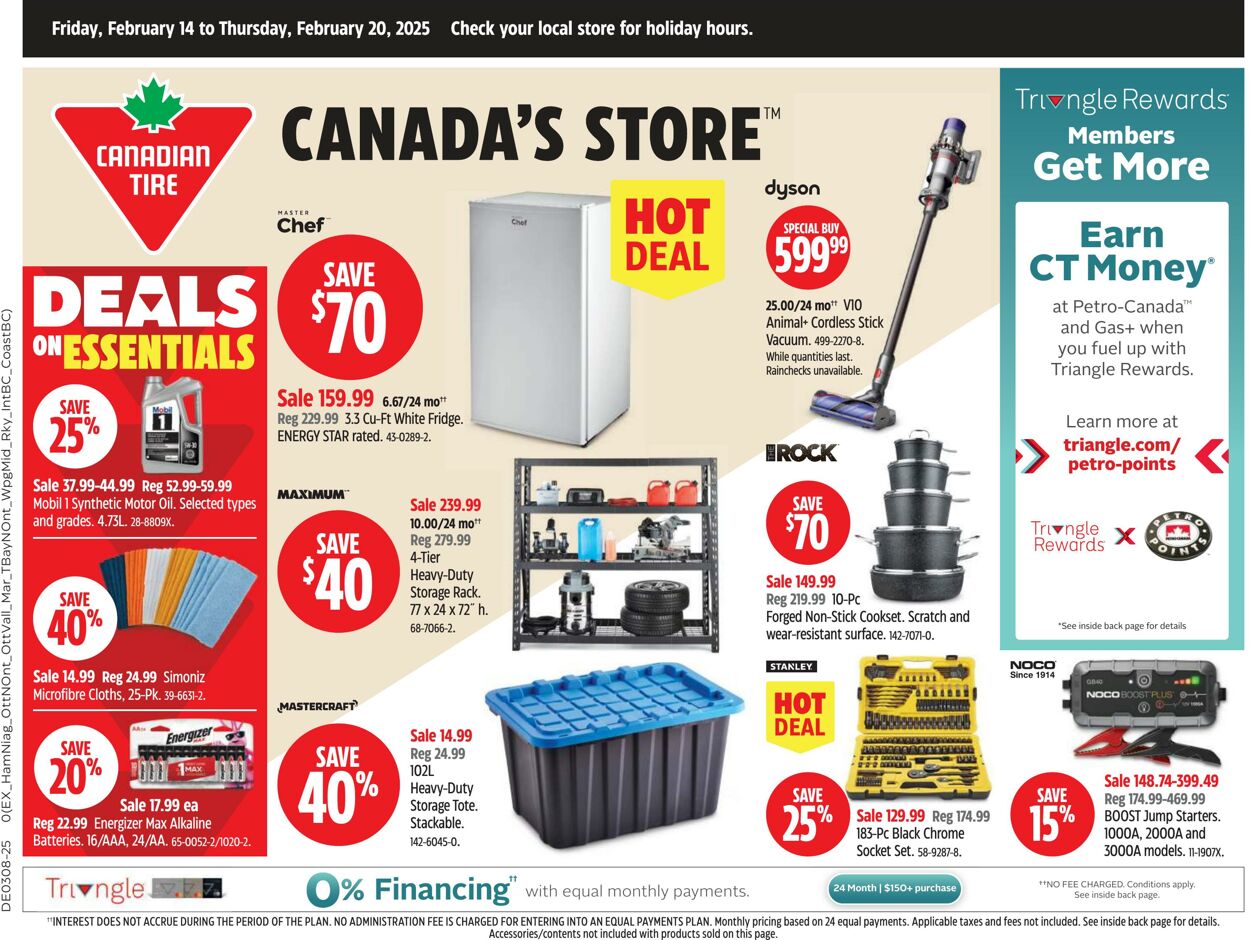 Flyer Canadian Tire - Weekly Online Flyer | Canadian Tire 14 Feb 2025 - 20 Feb 2025