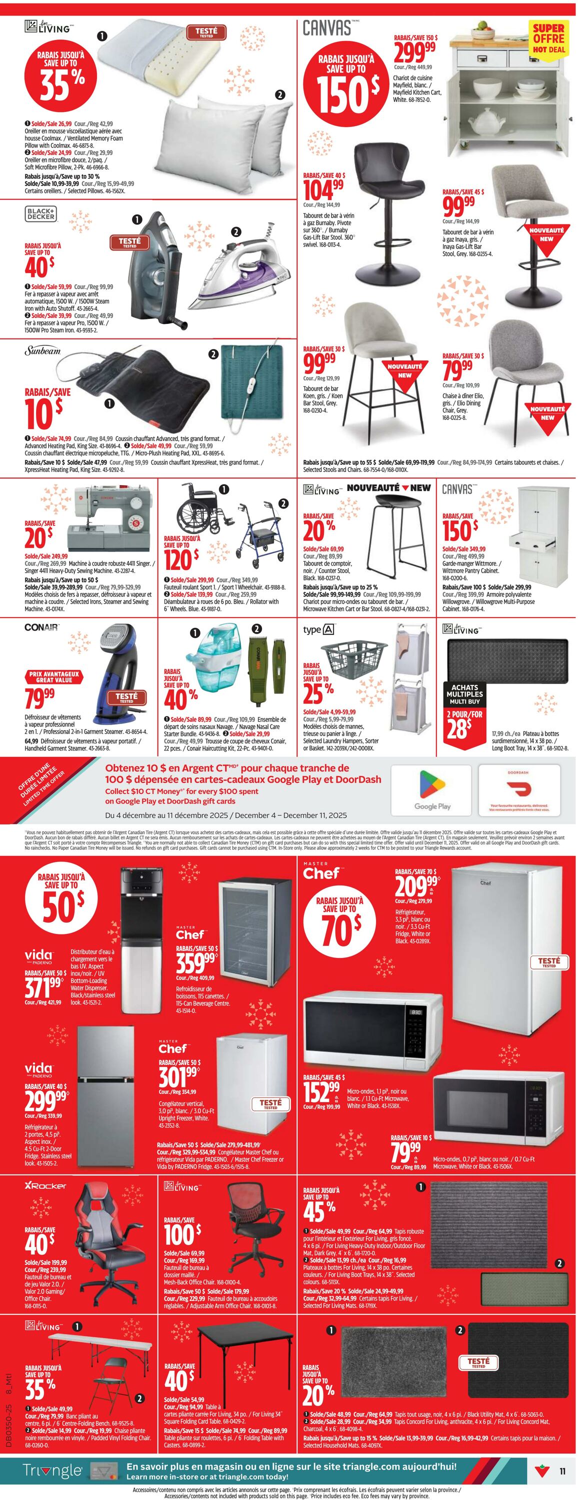 Flyer Canadian Tire 04.12.2025 - 10.12.2025