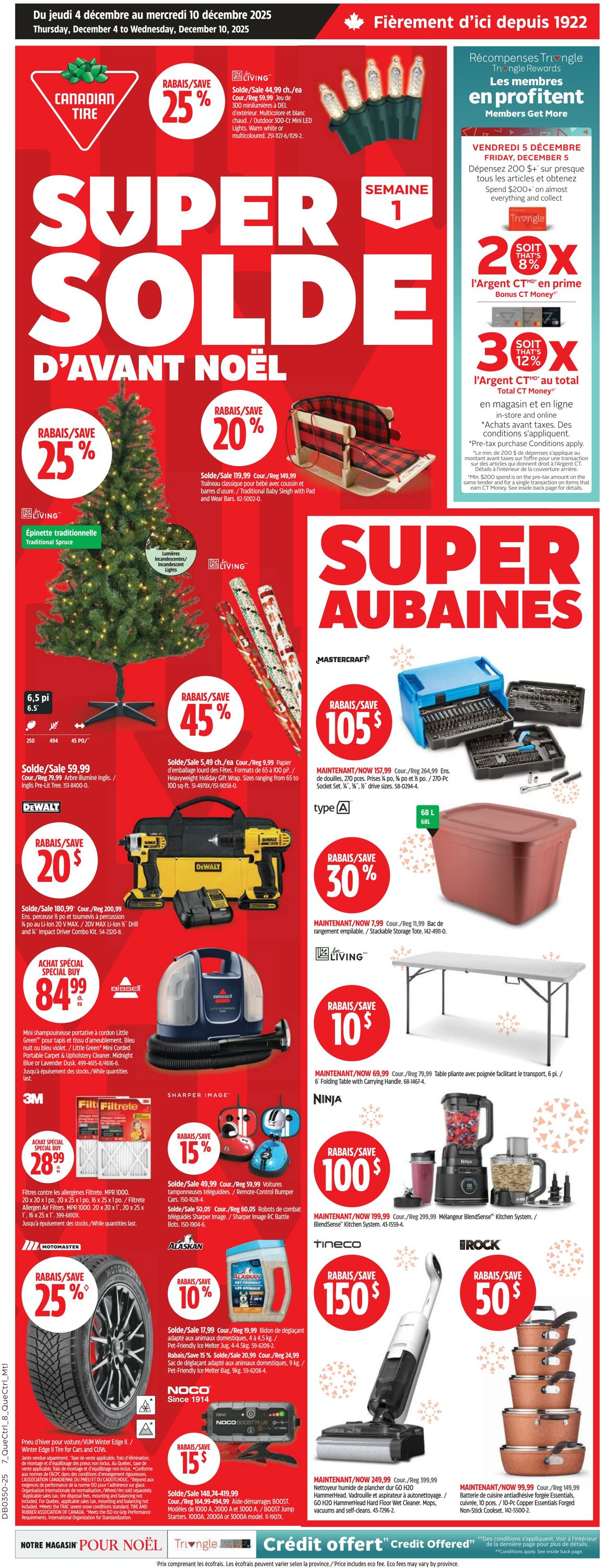 Flyer Canadian Tire 04.12.2025 - 10.12.2025