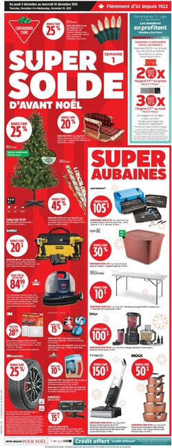 Flyer Canadian Tire 04.12.2025 - 10.12.2025