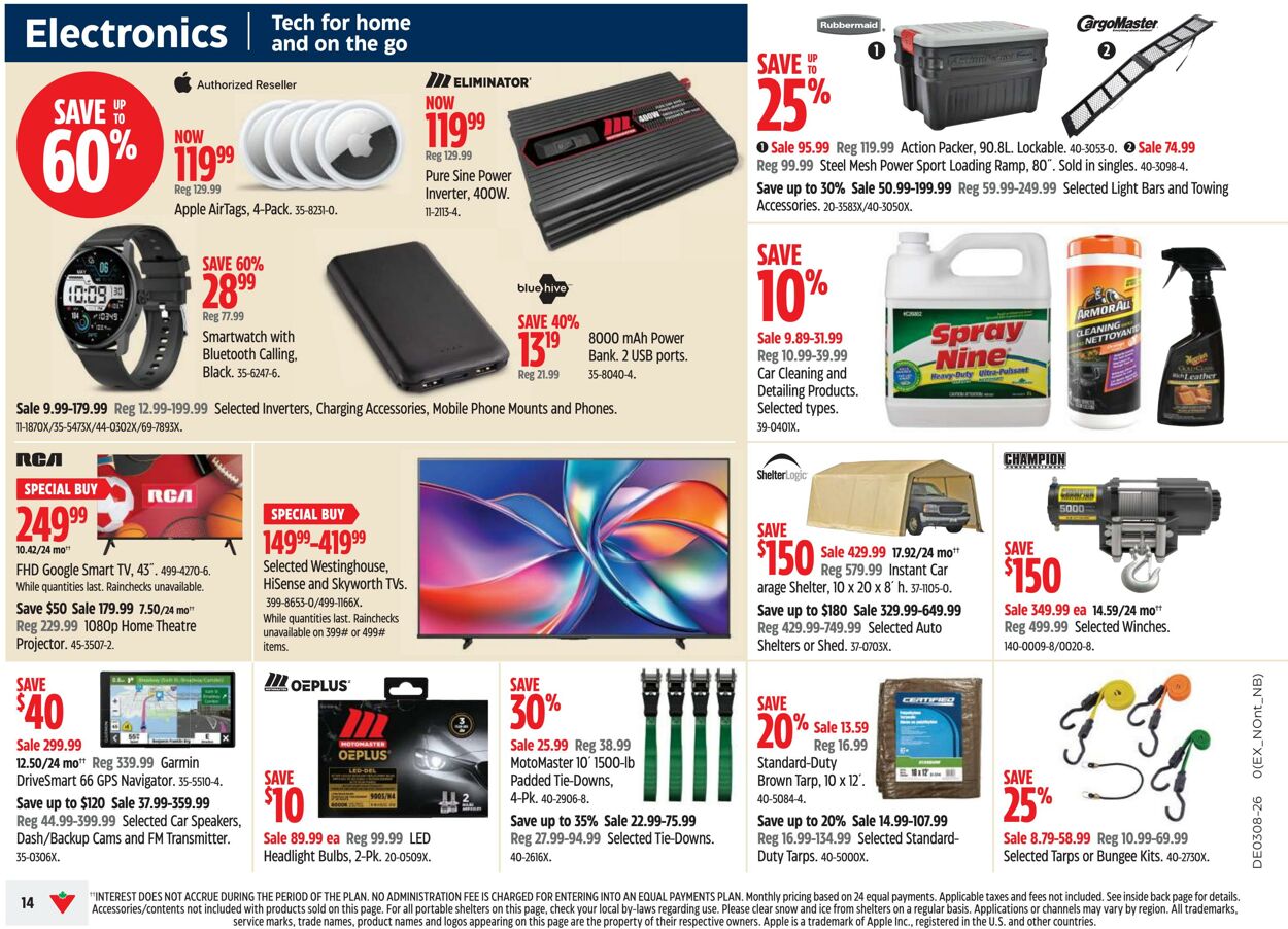 Flyer Canadian Tire 24.02.2026 - 04.03.2026
