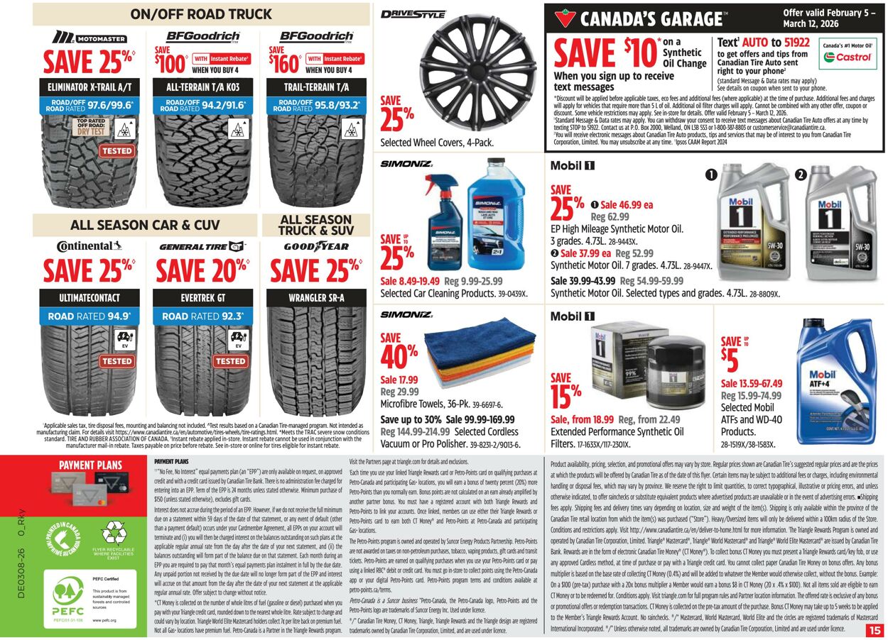 Flyer Canadian Tire 22.02.2026 - 02.03.2026