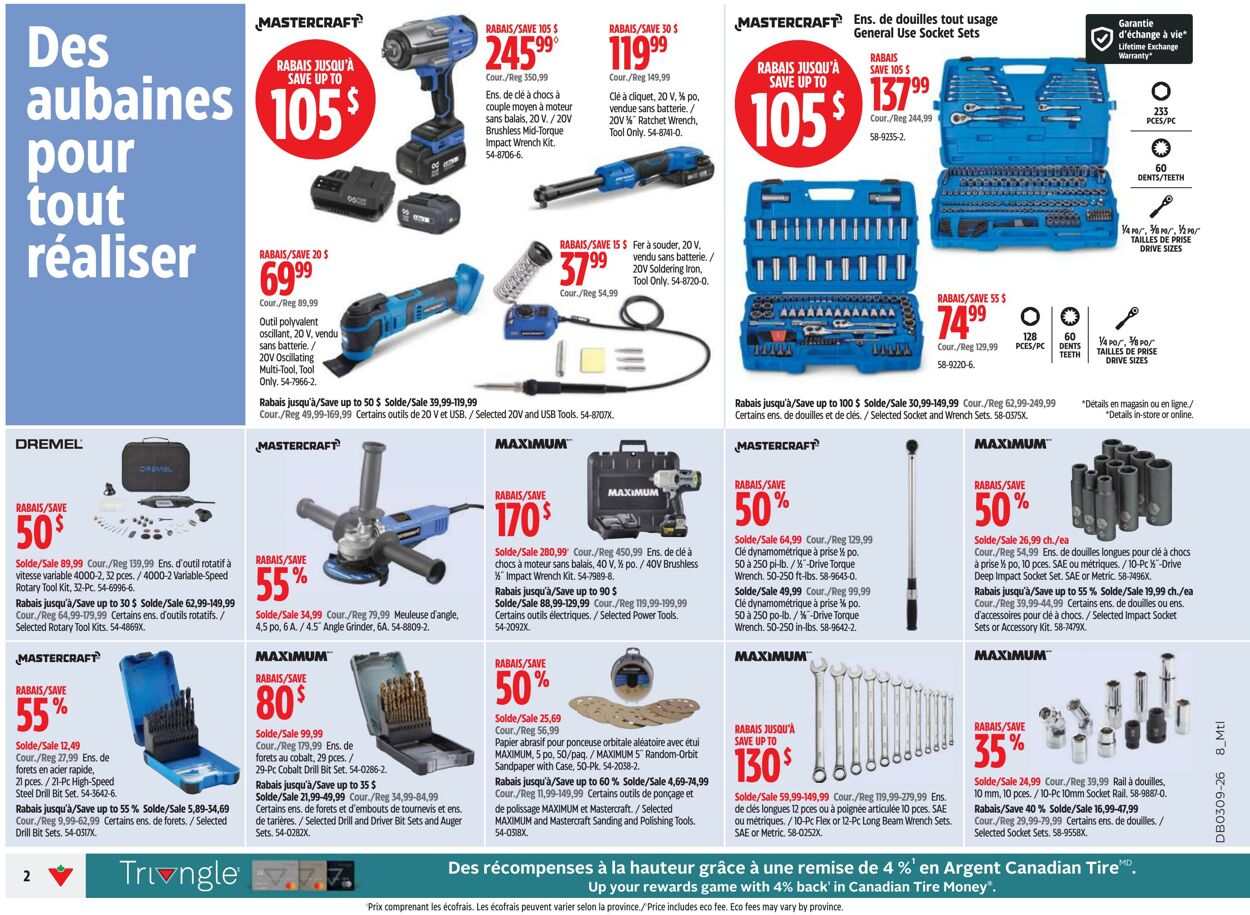 Flyer Canadian Tire 27.02.2026 - 07.03.2026