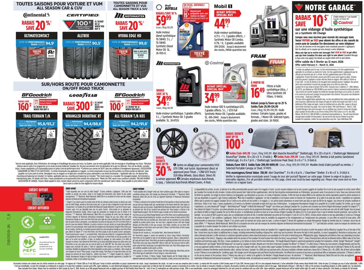 Flyer Canadian Tire 27.02.2026 - 07.03.2026