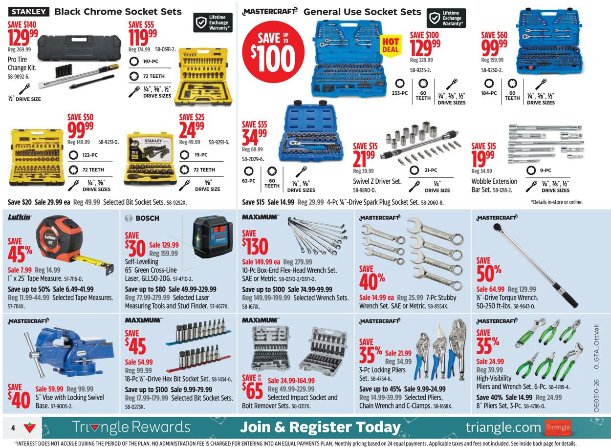 Flyer Canadian Tire 06.03.2026 - 14.03.2026