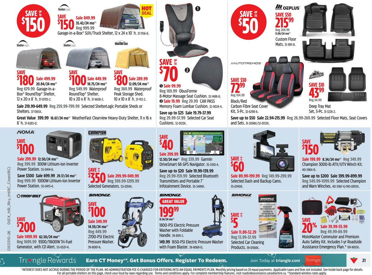 Flyer Canadian Tire 06.03.2026 - 14.03.2026