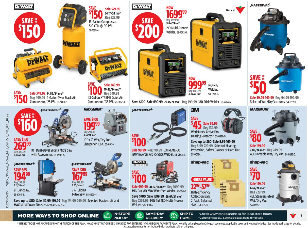 Flyer Canadian Tire 06.03.2026 - 14.03.2026