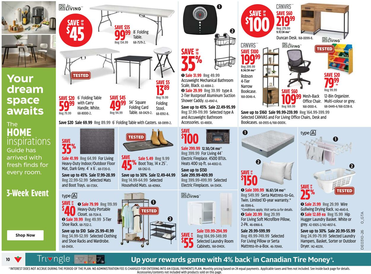 Flyer Canadian Tire 06.03.2026 - 14.03.2026