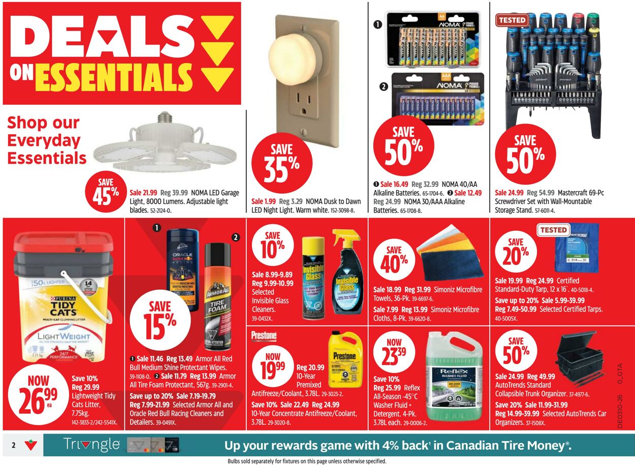 Flyer Canadian Tire 06.03.2026 - 14.03.2026