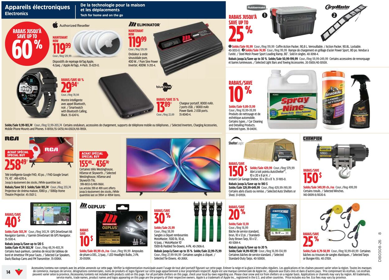 Flyer Canadian Tire 23.02.2026 - 03.03.2026