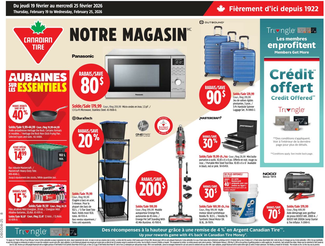 Flyer Canadian Tire 23.02.2026 - 03.03.2026