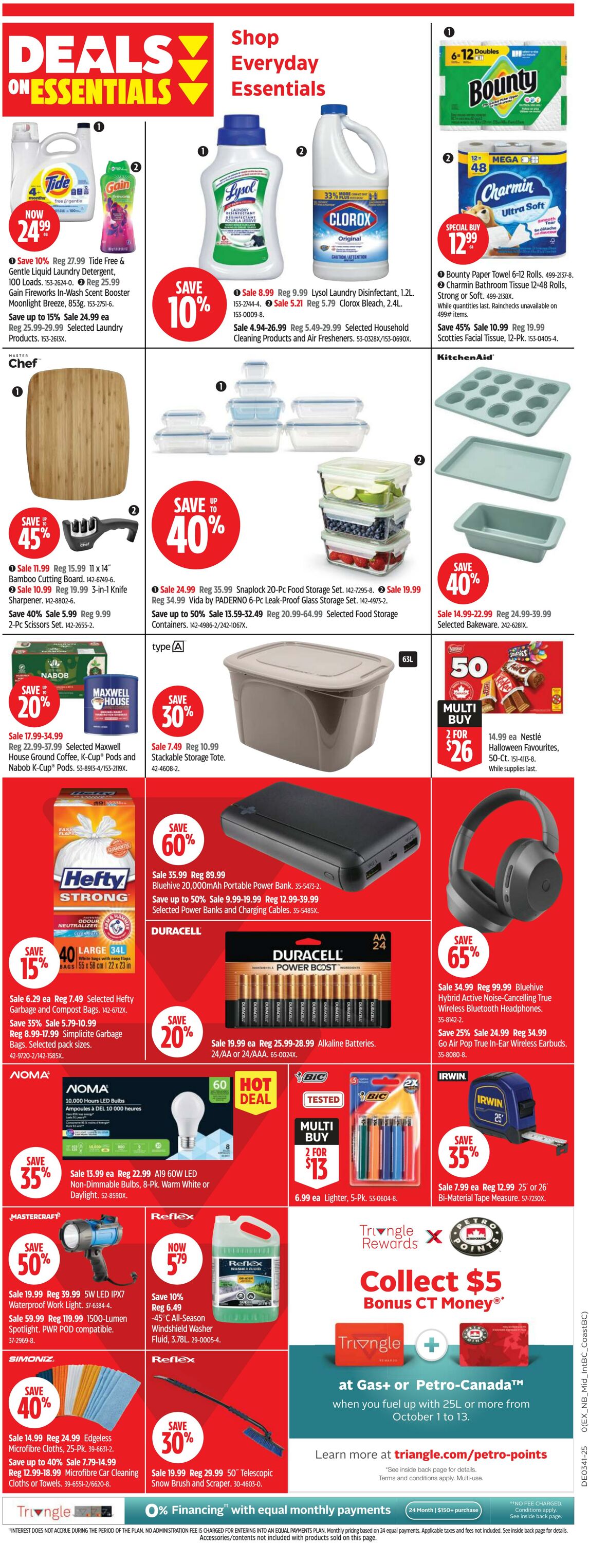 Flyer Canadian Tire 02.10.2025 - 08.10.2025
