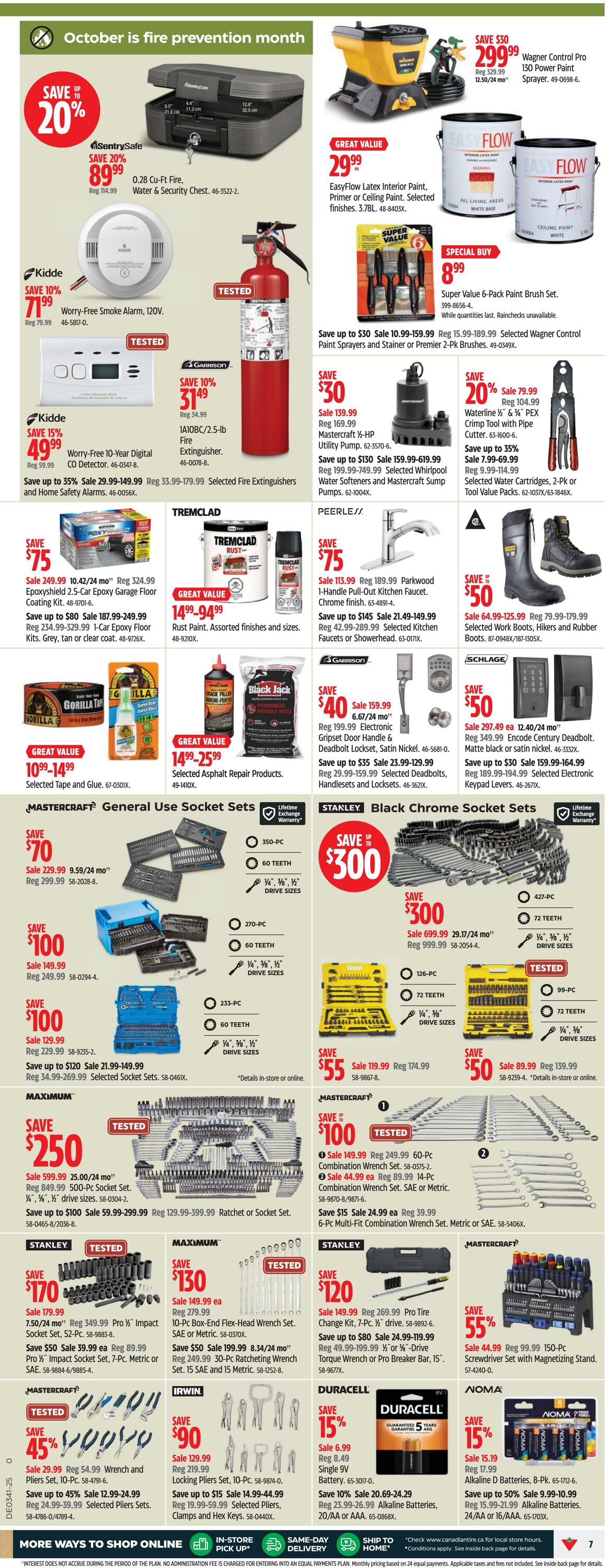 Flyer Canadian Tire 02.10.2025 - 08.10.2025