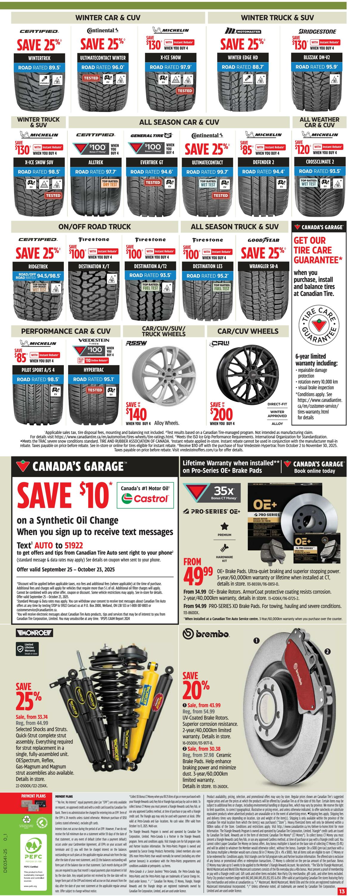 Flyer Canadian Tire 02.10.2025 - 08.10.2025