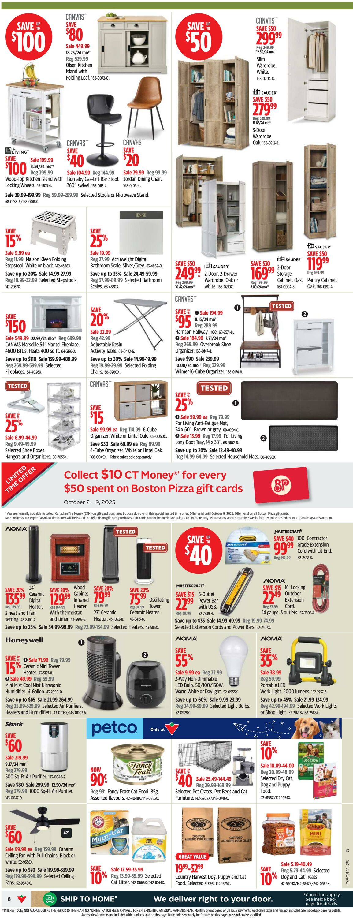 Flyer Canadian Tire 02.10.2025 - 08.10.2025