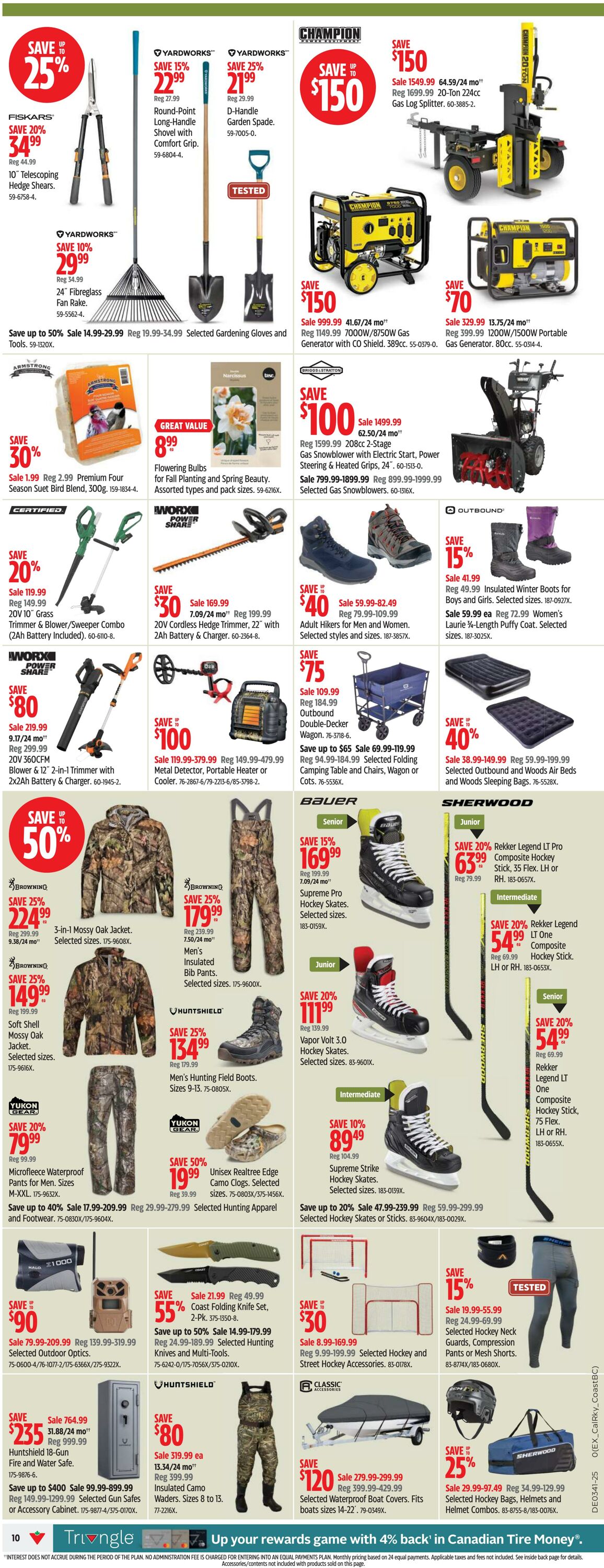 Flyer Canadian Tire 02.10.2025 - 08.10.2025