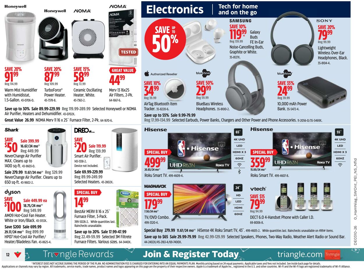 Flyer Canadian Tire 07.03.2026 - 15.03.2026