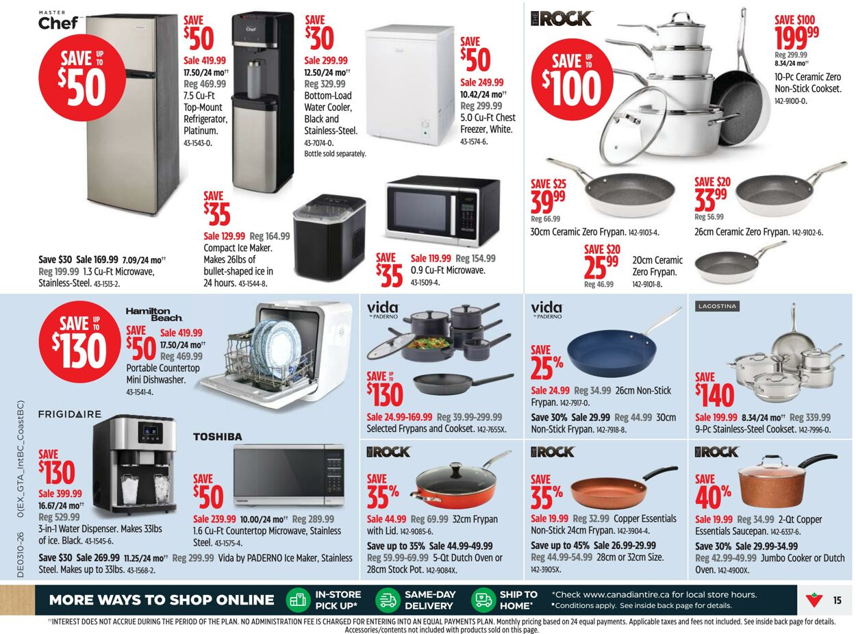 Flyer Canadian Tire 07.03.2026 - 15.03.2026