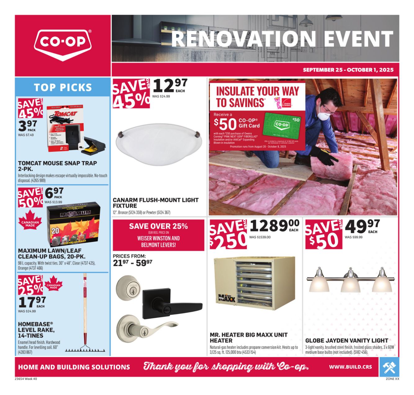 Flyer Co-op Food 25.09.2025 - 01.10.2025