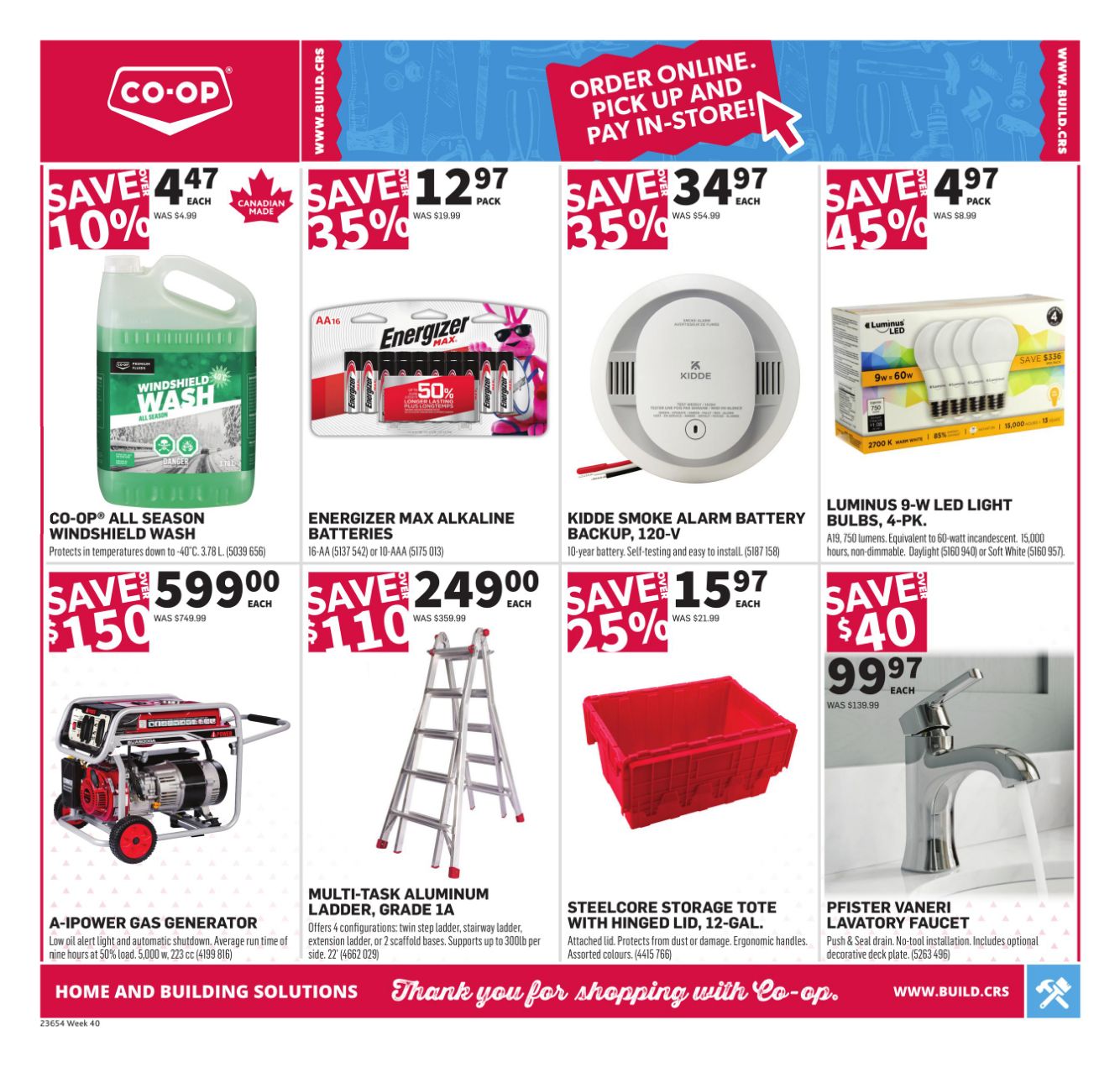 Flyer Co-op Food 25.09.2025 - 01.10.2025