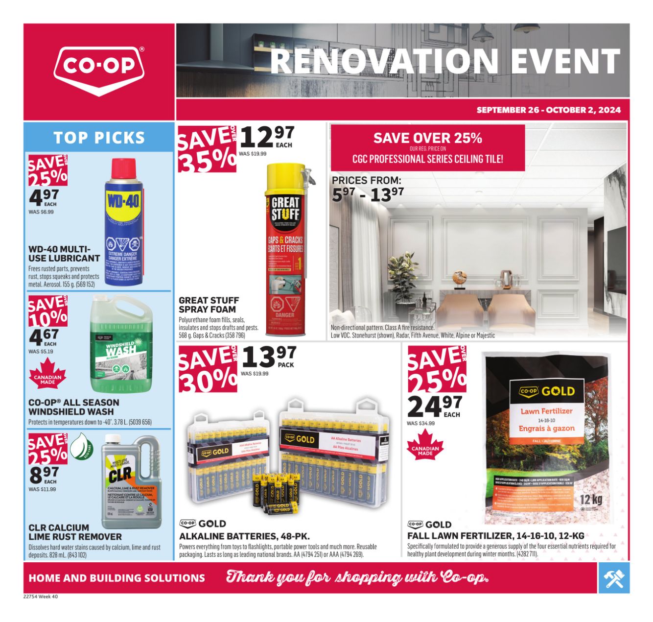 Flyer Co-op Food 26.09.2024 - 02.10.2024